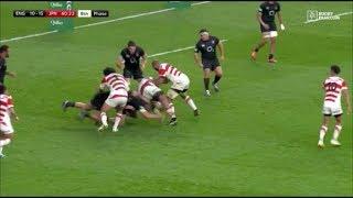 Alec Hepburn no arms tackle on Uwe Helu ignored by referee Paul Williams