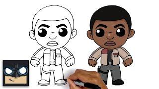 How To Draw Finn  Star Wars