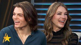 Elizabeth Hurley & Damian Hurley React To Striking Family Resemblance