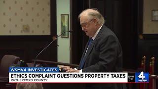 Ethics complaint questions property taxes