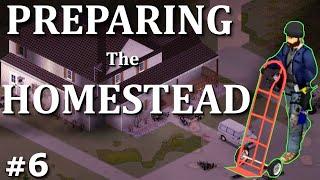 Setting Up The Homestead  Part 6  SOLO  Project Zomboid Playthrough