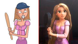 Tangled Scenes Funny Drawing Meme  Try Not to Laugh 