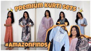 Trying  Premium  Kurti Sets from Amazon  is it worth it? 