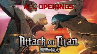 Shingeki No Kyojin All Openings 1-8 FullHD 60FPS  Атака Титанов Все Опенинги 1-8 FullHD 60FPS