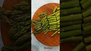 Garlicky Asparagus & Mushrooms #easyandtastyrecipe #asparagusrecipe  #mushroomrecipe #vegetables