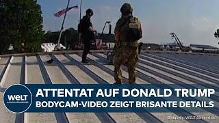 DONALD TRUMP Brisantes Video Bodycam zeigt Attentäter auf Ex-US-Präsidenten und Security-Probleme