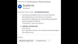 euphoria but its german euphorie