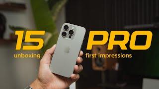 iPhone 15 Pro - Unboxing & First Impressions