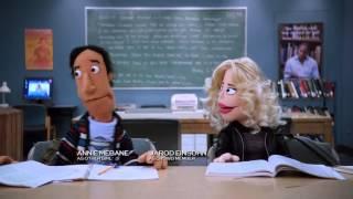 Community End credits as puppets. Puppet Rap