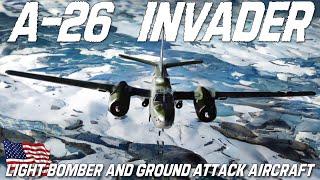 Douglas A 26  B 26 Invader Light Bomber & Ground Attack Aircraft  WW2 Korea Vietnam.1942 - 1980