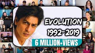 Shahrukh Khan Evolution 1992-2019  SRK  Mix Mashup Reaction