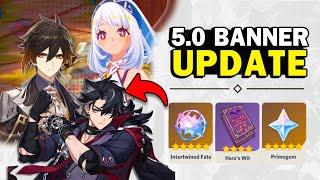 INSANE Update To Genshin 5.0 Banners & NEW Natlan Characters