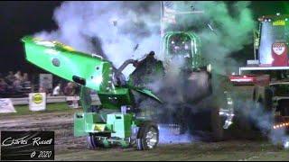 MASSIVE Tractor Pulling Engine Explosion 2020