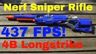 Nerf Sniper Rifle 4B longstrike Mod Overview