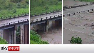 Australia Timelapse video captures severe flooding in Queensland