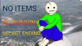 No Running + No Items Secret Ending  Baldis Basics Classic Mobile