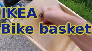 IKEA bike basket with hidden floor