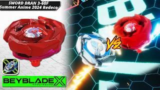 UPDATE BEYBLADE X APP SUMMER ANIME SWORD DRAN 3-60F GAMEPLAY