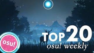 TOP 20 osu weekly  France. Spain South Korea Japan ⭐PP RECORDS⭐