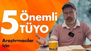 Tez Yazım Süresince Yapılması Gereken 5 önemli Tüyo