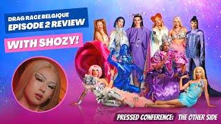 Pressed Conference The Other Side  Drag Race Belgique S01E02 ReviewRecap #dragrace