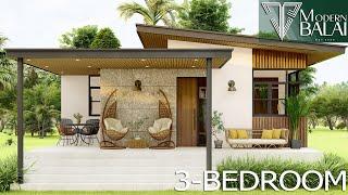 Simple House Design 3-Bedroom Small Farmhouse Idea  108 sqm.