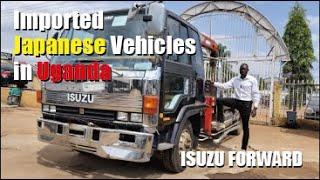 ISUZU Forward 1986 with a Crane 3.3t. 6BG1 engine 6.5L Diesel. +256706663101at Yoshino-Trading.