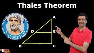 Thales Theorem Class 10  Basic Proportionality Theorem