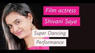 Film Actress Shivani Sayas Stage Performance