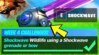 Shockwave Wildlife LOCATION & Shock Wildlife using a Shockwave Grenade or Bow - Fortnite