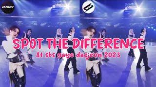 Stray Kids - Spot the difference at SBS Gayo Daejeon 2023