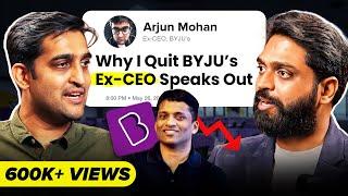 BYJUs Ex-CEO REVEALING Rise Fall & Future of the BYJU COMPANY #podcast #byjuCEOhindipodcast #byjus