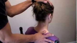 Initial PT session for stiff neck or kink in the neck