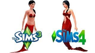  Sims 3 vs Sims 4  Mermaids