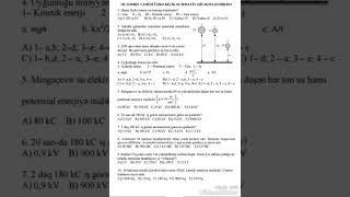 7-ci sinif. Fizika. K.S.Q-3 Cavabları yorumda