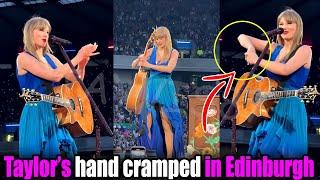 Taylor Swift pauses concert to save fan even though her hand cramping in Edinburgh