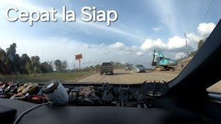 Drive SIPITANG to PAPAR via PAN BORNEO HIGHWAY  Masih Banyak Construction