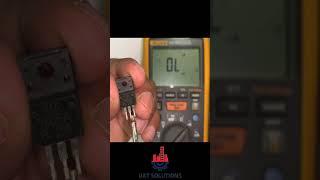 Testing A Linear Voltage Regulator using multimeter #voltageregulation  #electronic