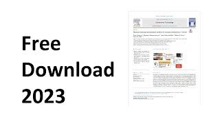 Download research papers Articles from Science Direct and any journal For FREE  โหลด paper ฟรี 2023