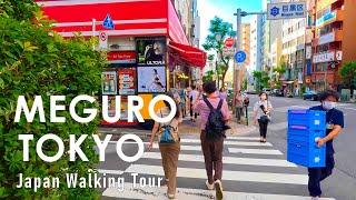 Japan walking tour in Tokyo Meguro 4K 60fps