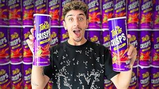 Trying the NEW Takis Crisps**very hot**