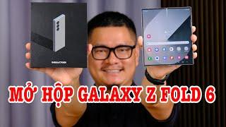 Mở hộp Samsung Galaxy Z Fold6  ĐÂU LÀ ƯU NHƯỢC ĐIỂM