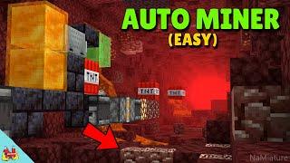 Auto Mining Machine for Minecraft - Best way to find Ancient Debris Tunnel Bore