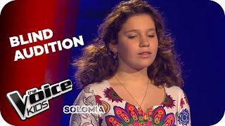 Andrea Bocelli - Time To Say Goodbye Solomia  The Voice Kids 2015  Blind Auditions  SAT 1