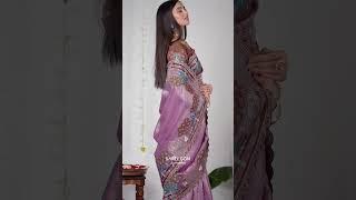 Organza Saree Designs  Wedding Saree Collection