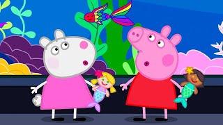 Peppa Pig And Suzy Become Mermaids  ‍️ Adventures With Peppa Pig 