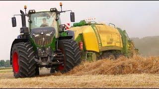 Baling Hay  Fendt 1050 + Krone BigPack HDP VC & VALTRA S233 + Heath Super Chaser  AbemecStouten