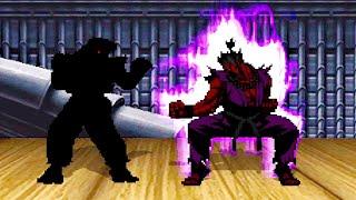 ARCHDEMON KEN vs SHIN AKUMA Ultimate HIGH LEVEL INSANE EPIC FIGHT