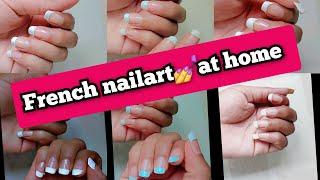 French-nailart-at-home #shortvideo #nailart #viral #trending #lovesong #ytshorts