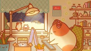 Hammy Lends You Braincells  1HR cute study lofi mix 